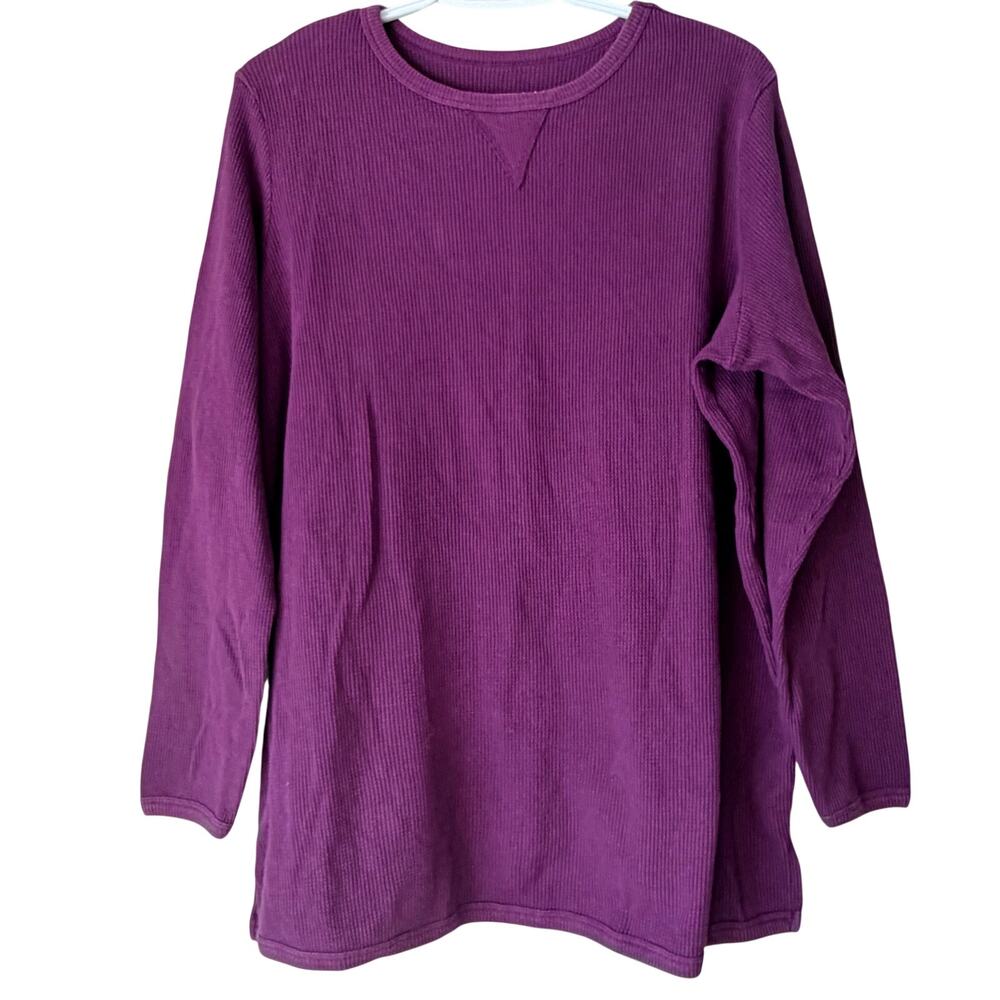 Woman Within Purple Top Size 18/20 (L)